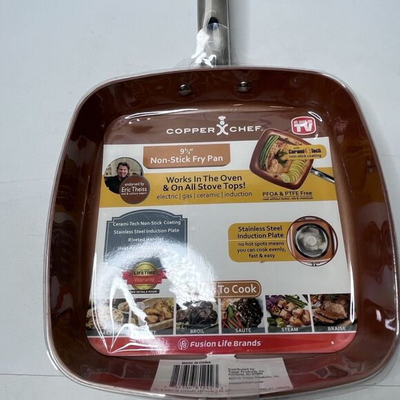 Copper Chef New With tags 9.5” Nonstick Fry Pan - Picture 2 of 8
